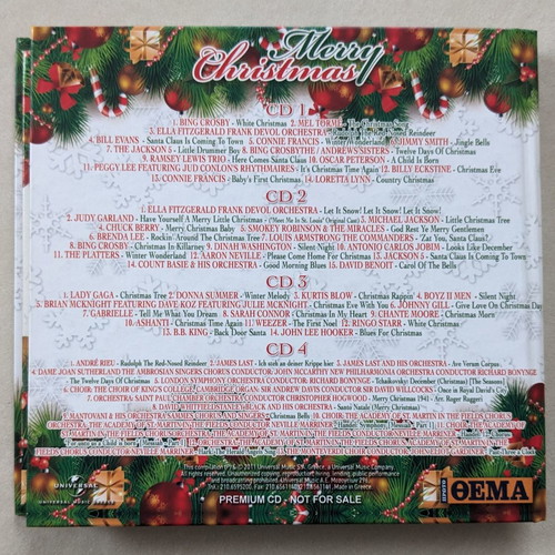 Merry Christmas used 4 CD collection with 56 Christmas songs