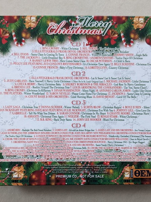 Merry Christmas used 4 CD collection with 56 Christmas songs