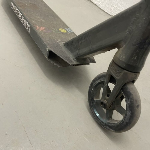 Custom Freestyle Scooter used for skatepark tricks