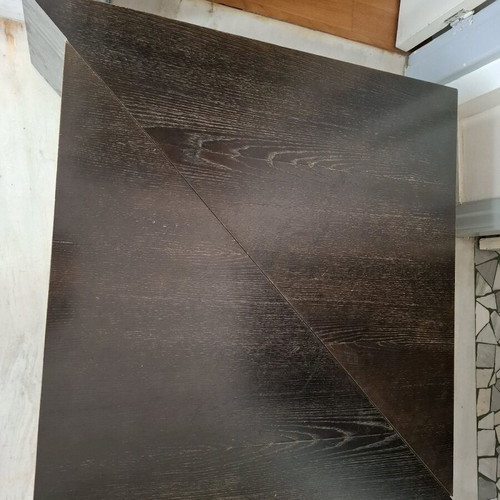 Coffee table used, black square, 2 pieces