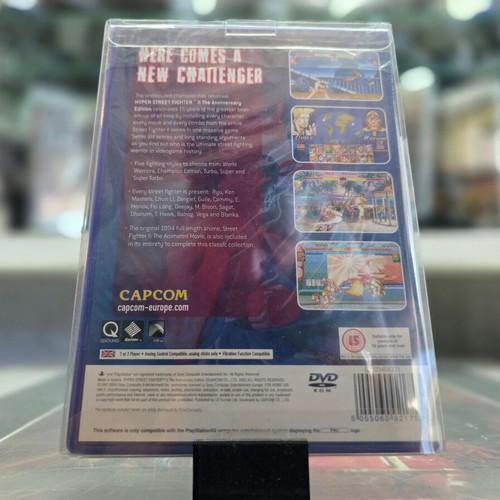Hyper Street Fighter 2 The Anniversary Edition PS2 game, mint condition