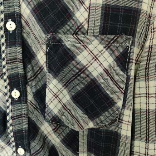 Pepe Jeans checked shirt used, size medium, blue