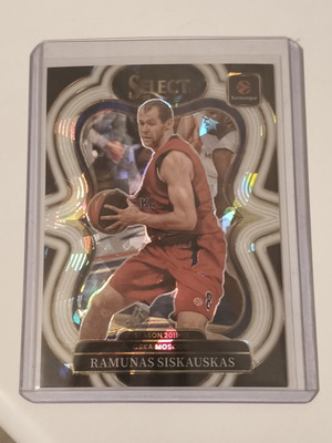 Ramunas Siskauskas 2025-26 Panini Select Euroleague card new