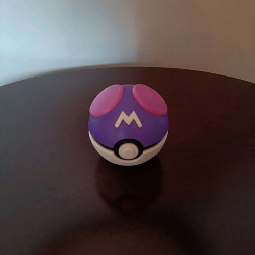Masterball Pokémon 3D printed new