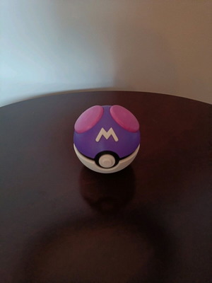 Masterball Pokémon 3D printed new