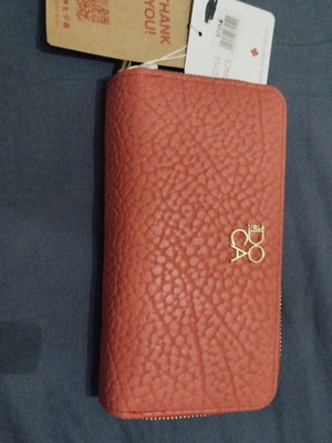 Doca wallet, coral color, new
