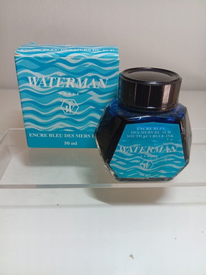Waterman Paris South Sea Blue Ink 50ml like new