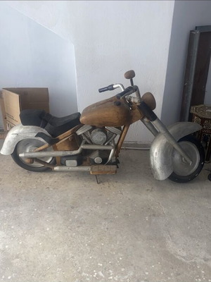 Harley-Davidson wooden motorcycle replica like new