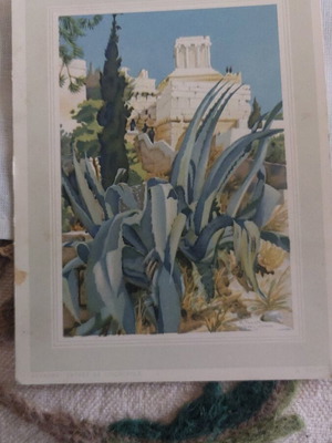 R.Tourte lithograph on postcard like new