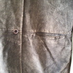 Suede jacket medium brown used, size M