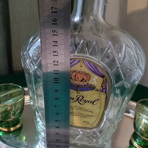 Collectible Crown Royal whiskey bottle like new