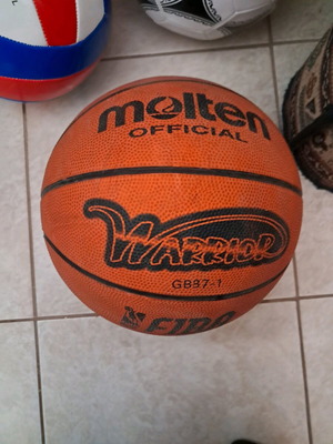 Molten basketball ball used, slightly worn