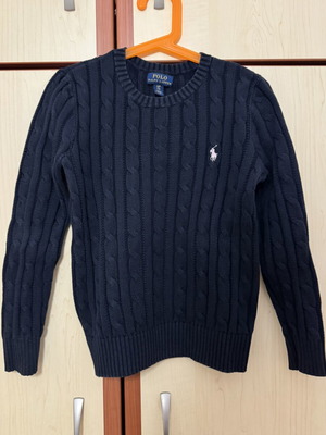 Polo Ralph Lauren kids sweater dark blue used, size 7
