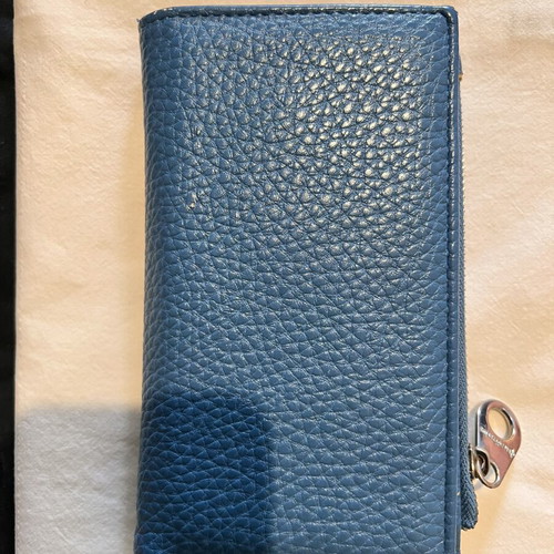 Stradivarius wallet used, dark blue