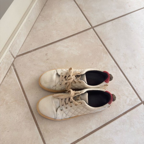 Kurt Geiger sneakers white leather used, size 39
