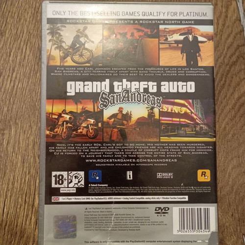 Grand Theft Auto San Andreas PS2 like new