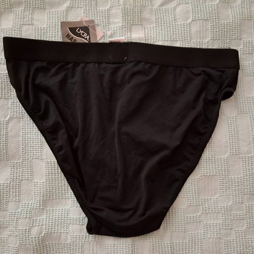 Chicca men's black slip size M new