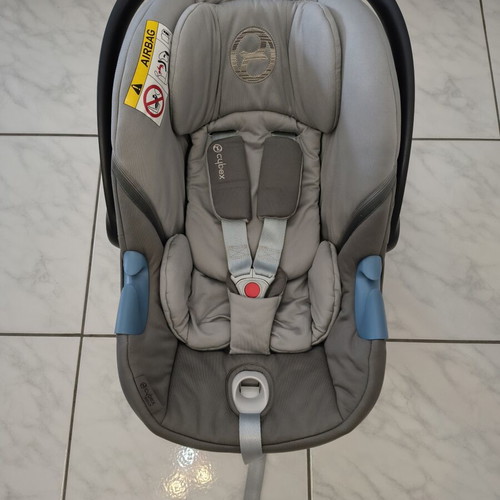 Cybex Aton M baby car seat used with Bexa stroller adapters