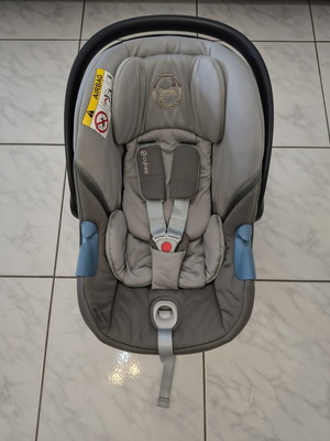 Cybex Aton M baby car seat used with Bexa stroller adapters