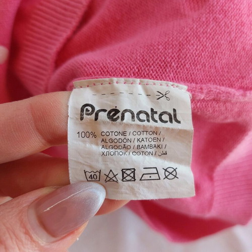 Prenatal cardigan 7-8 years pink like new, cotton