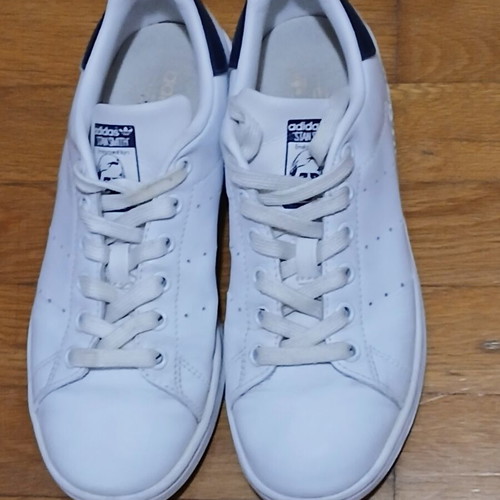 Adidas Original Stan Smith sneakers used, size 37 1/3, white and blue