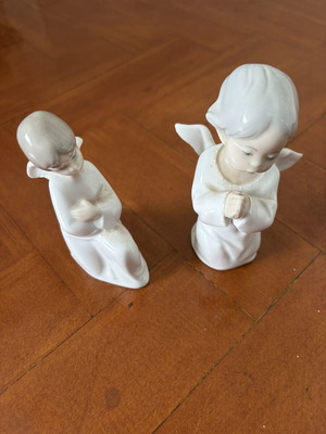 Lladro figurines, set of 2, 13 cm height