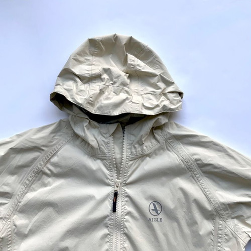 Aigle MTD Windbreaker Rain Jacket unisex, used, size L/XL, ecru