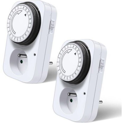 PureTime Mechanical Timer Power Outlet 3500W, 15-minute steps