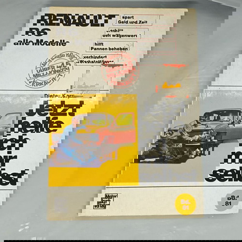 Как да ремонтирате Renault R6 книга на немски език употребявана