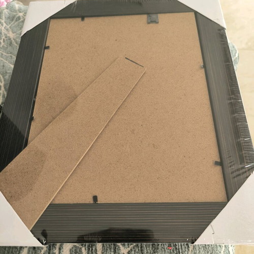 Photo frames new, pack of 4, wooden dark brown 20x25 cm