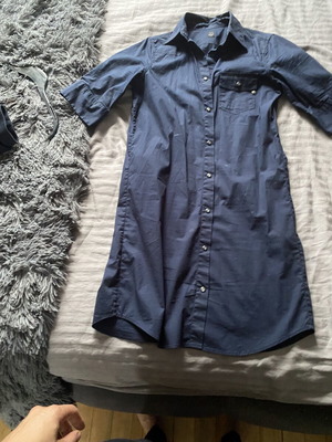 Replay dark blue shirt dress used, size S