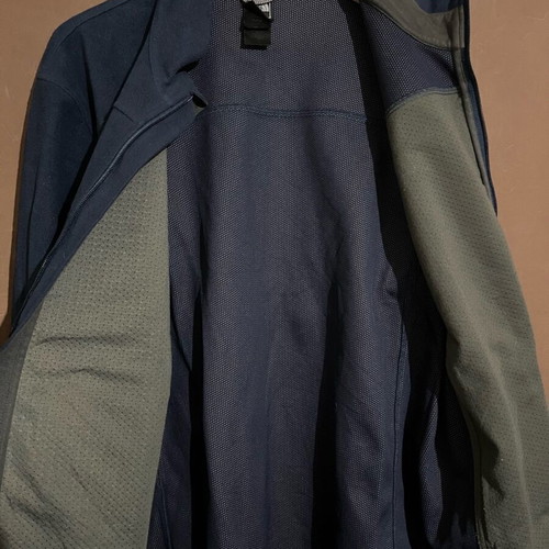 North Face Windwall fleece jacket used, size XL, blue