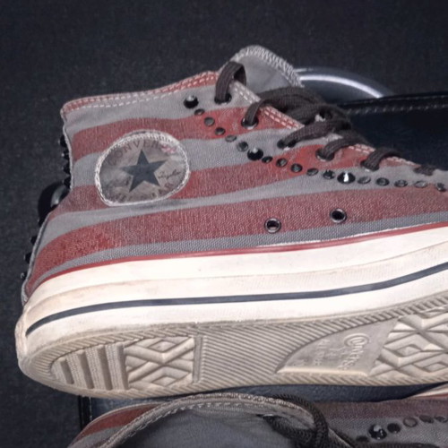 Converse All Star vintage American flag γκρι 44 σε άριστη κατάσταση