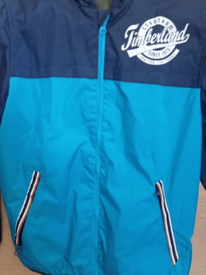 Timberland kids' windbreaker jacket, blue, size 140 cm