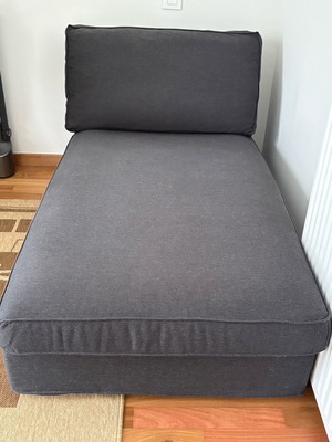 IKEA KIVIK chaise lounge used, dark gray Tresund anthracite