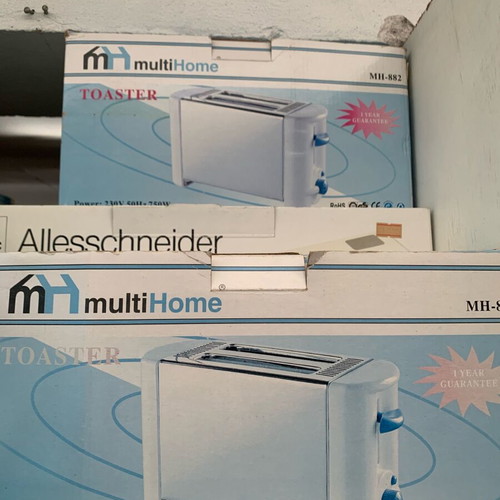 Toaster new, capacity for 2 toast slices