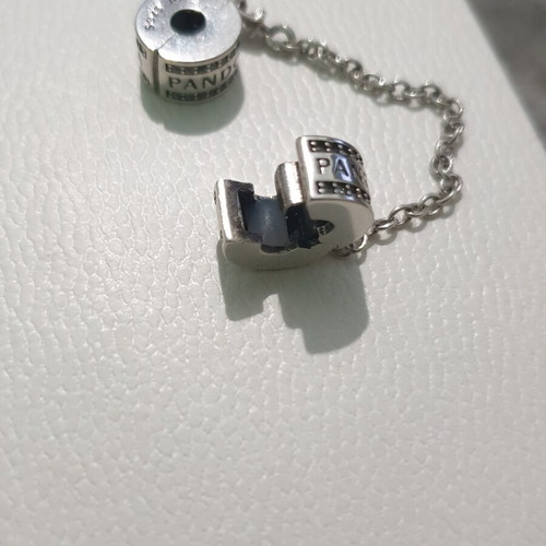 Pandora charm s925 Ale safety chain, silver