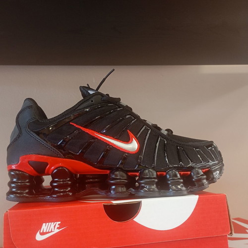 Nike Shox athletic shoes new, black and red