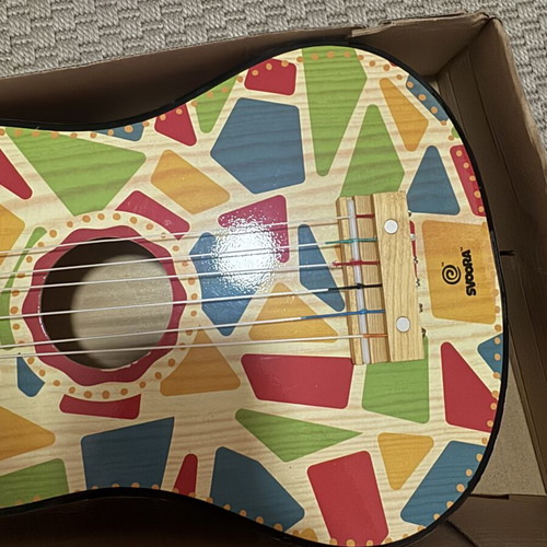 Svoora Wooden Children's Guitar with Bright Colors new