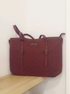 Sweet Years Τσάντα Καινούργια Μπορντό Ώμου