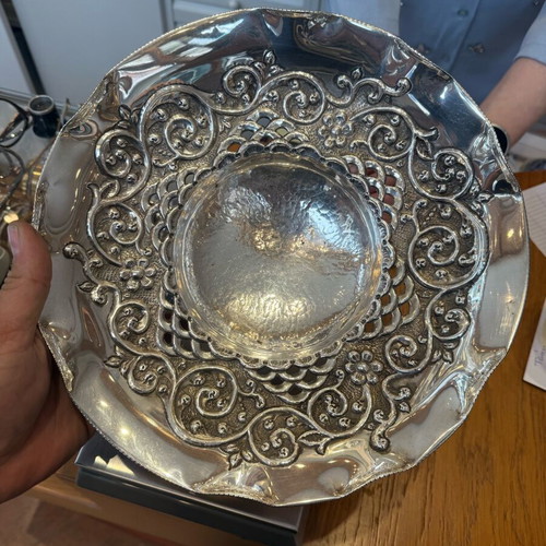 Silver plate 925 like new, 28cm diameter