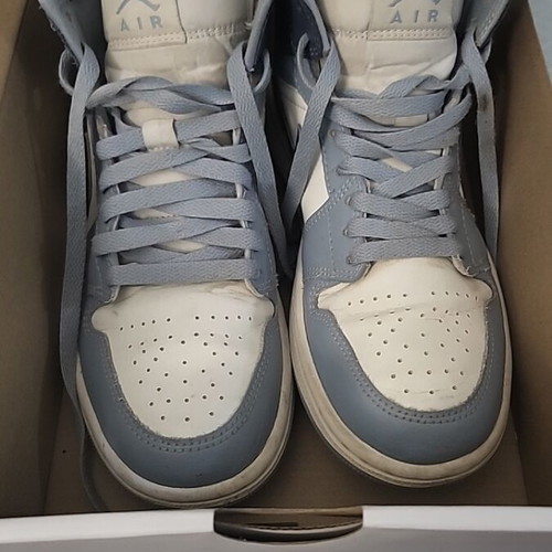 Jordan 1 blue sneakers size 38 used