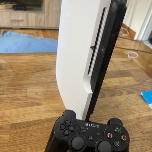 PlayStation 3 Slim Pure White κονσόλα σαν καινούργιο, 4GB - 320GB