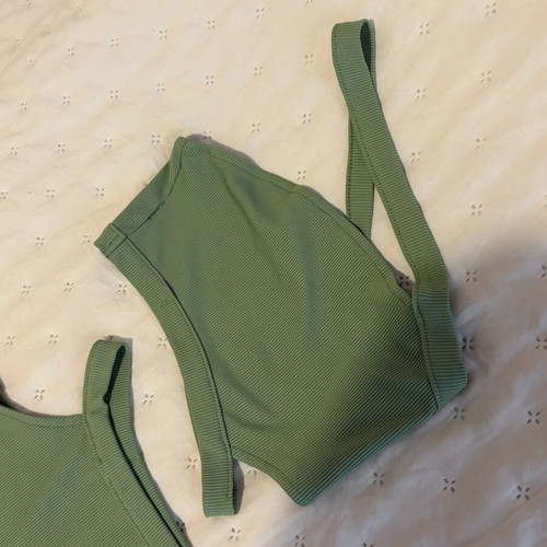 Shein green skirt and blouse set, like new
