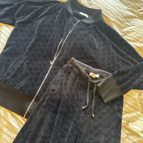 Sugarfree tracksuit set used, size small, black