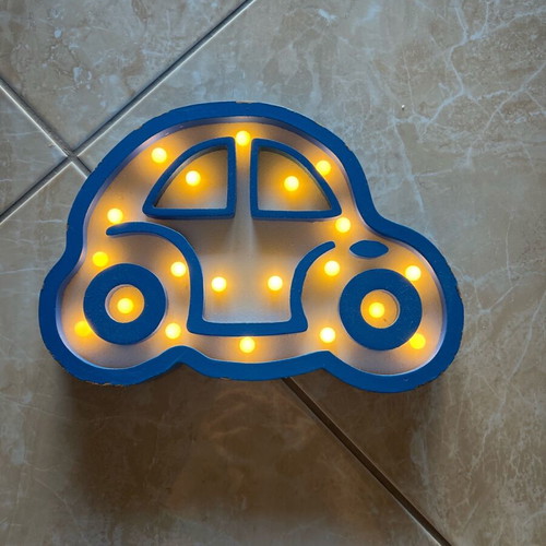 Decorative car lamp used for kids room