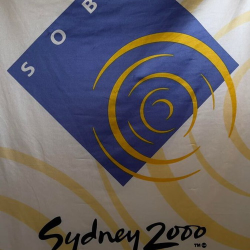 Authentic SOBO banner for Sydney 2000 Olympic Games like new