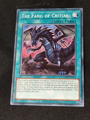 The Fang of Critias Yu-Gi-Oh κάρτα καινούργια