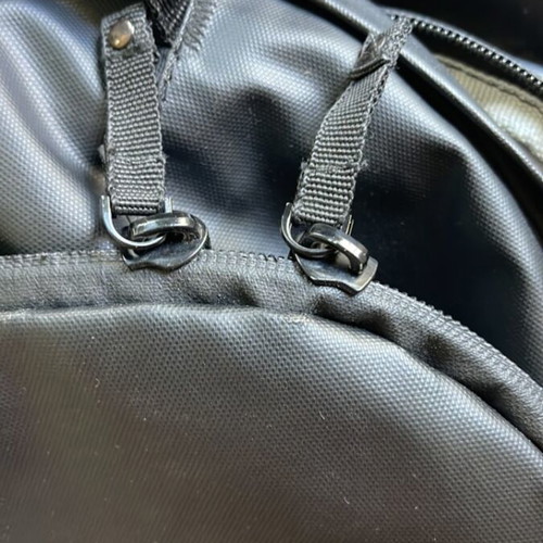 Delsey backpack used, zipper needs repair