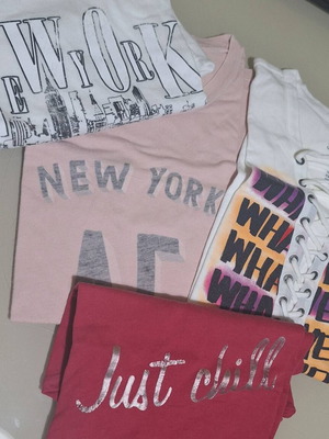 American Eagle cotton short-sleeve t-shirts pack of 4 like new